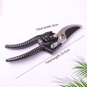 Garden Pruner with SK5 Steel Blade and Non-Stick Coating Vertical View