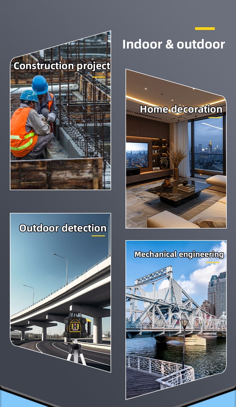 Laser level application scenarios