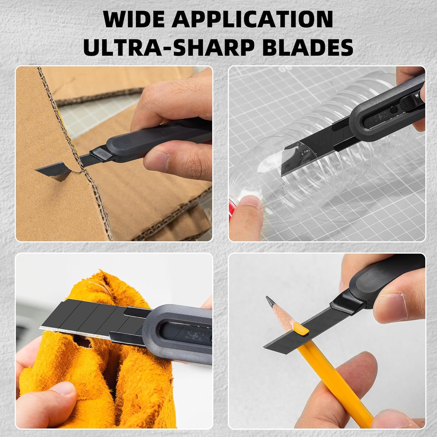CAMPING UTILITY KNIFE WIDE APPLICATION AND ULTRA-SHARP BLADES