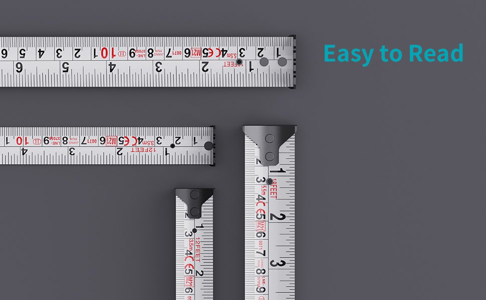 measuring tape easy to read