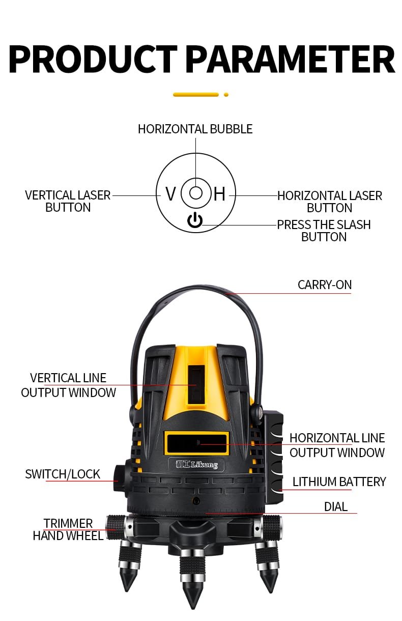 laser level product parameter